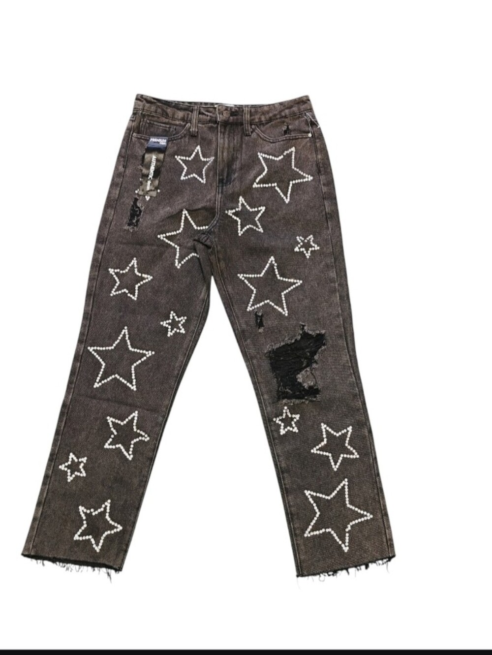 Simple Society Studded Star-Print Women's Jeans Size 5/27 New